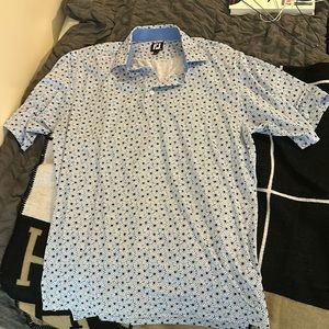 Mena Large FootJoy Floral Polo